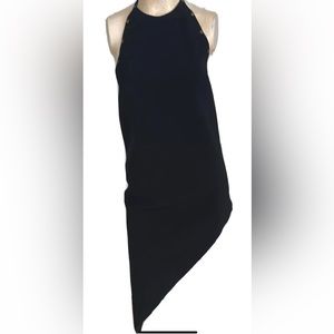 Anthony Vaccarello Black Asymmetrical Eyelet Techno Size 38